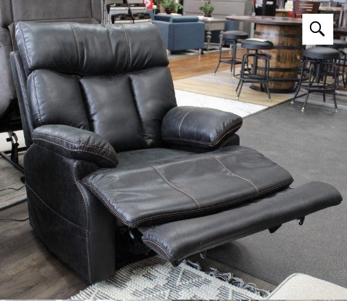 Flexsteel clive leather power recliner with online power headrest