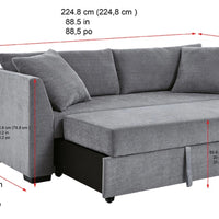 Thomasville Marion Fabric Convertible Sofa