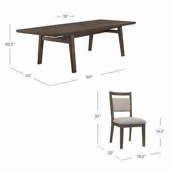 Thomasville Anacortes 9-piece Dining Table Set