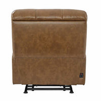 Barcalounger Presley Leather Power Rocker Recliner with Power Headrest