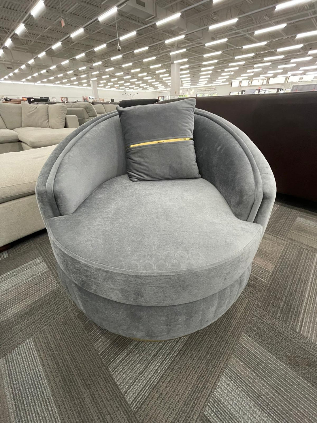 KELEBEK GRAY SOFA, LOVESEAT & CHAIR SET