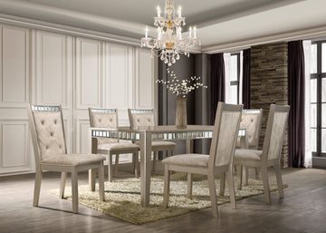 Clara 7PC Dining Room Set (Table w/6 Chairs)