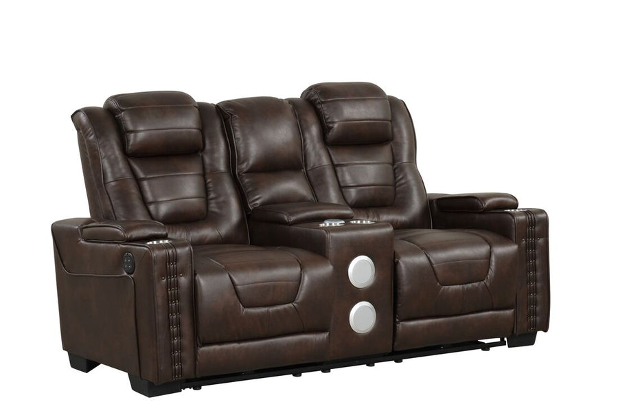 Eric Brown - 3PC Power Reclining Set-5 POWER SEATING-5 POWER HEADREST-5 USB CHARGING PORTS-HIDDEN STORAGE IN EACH ARM, BLUETOOTH SPEAKERS IN LOVESEAT/ PRE-ORDER