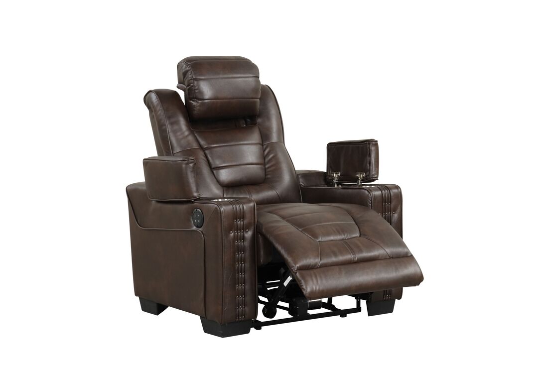 Eric Brown - 3PC Power Reclining Set-5 POWER SEATING-5 POWER HEADREST-5 USB CHARGING PORTS-HIDDEN STORAGE IN EACH ARM, BLUETOOTH SPEAKERS IN LOVESEAT/ PRE-ORDER