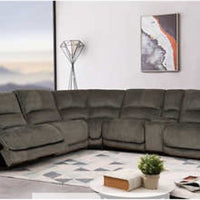 Redding 6-piece Fabric Power Reclining Sectional with Power Headrest