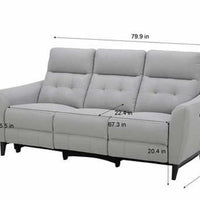 Alpendale - Fabric Power Reclining Sofa with Power Headrests **SALE**