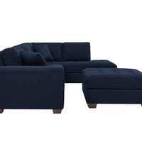 Thomasville Miles Fabric Sectional with Storage Ottoman