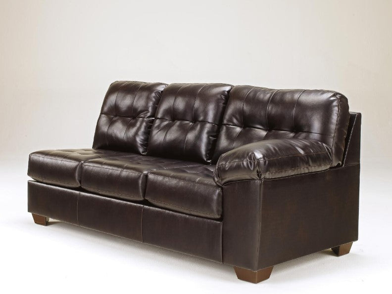 Signature Design by Ashley Rich Durable upholstery surrounds the contemporary sectional sofa