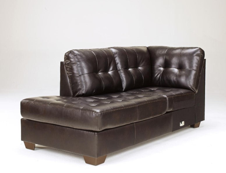 Signature Design by Ashley Rich Durable upholstery surrounds the contemporary sectional sofa