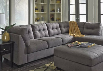 Ashley Maier Charcoal Sectional with RAF Chaise