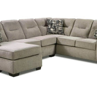 LANE 2124-2PC: SECTIONAL (CAPPUCCINO)