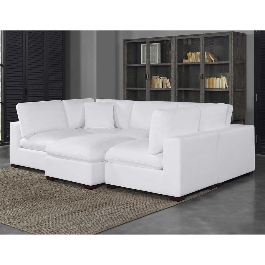 Thomasville Lowell 8-piece Fabric Modular Sectional, White