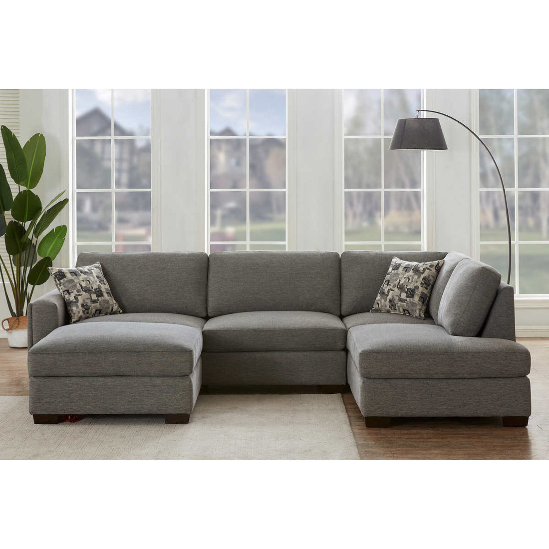 Durable Fabric Sectional